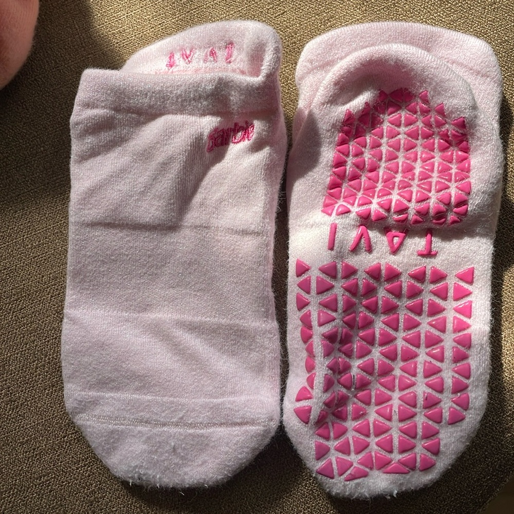 Tavi Noir x Barbie grip socks